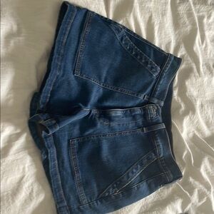 J. Crew Factory Dark Blue Denim Shorts